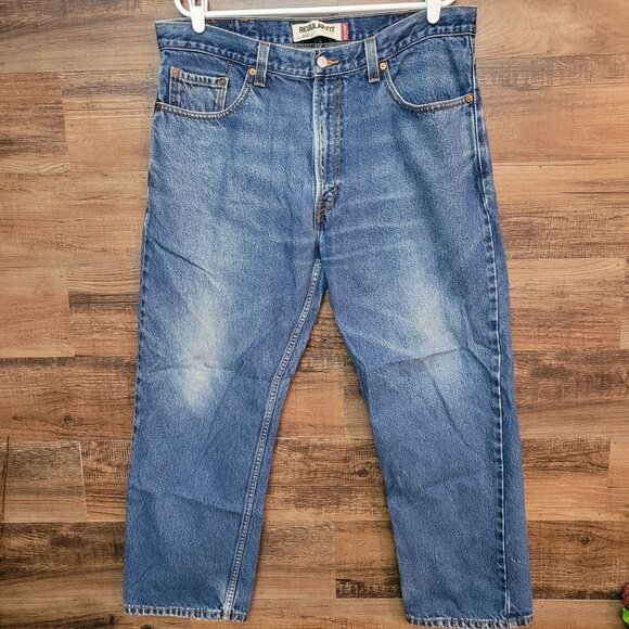 Vtg Levi's Jeans Mens 38x29 Measures 38x28 Straight 505 Y2K Grunge